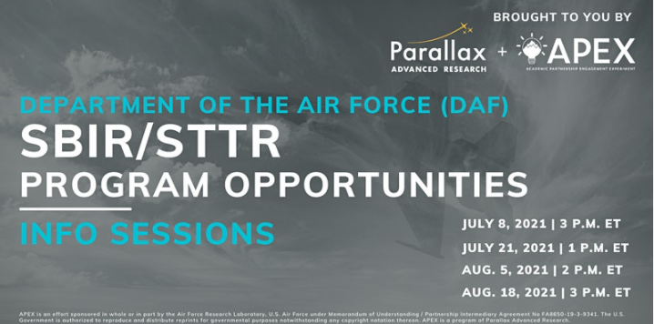 DAF SBIR/STTR Program Opportunities Info Session