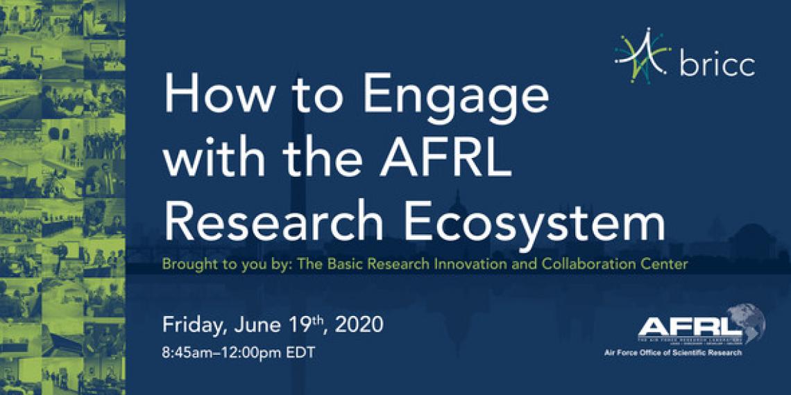 AFOSR webinar event banner