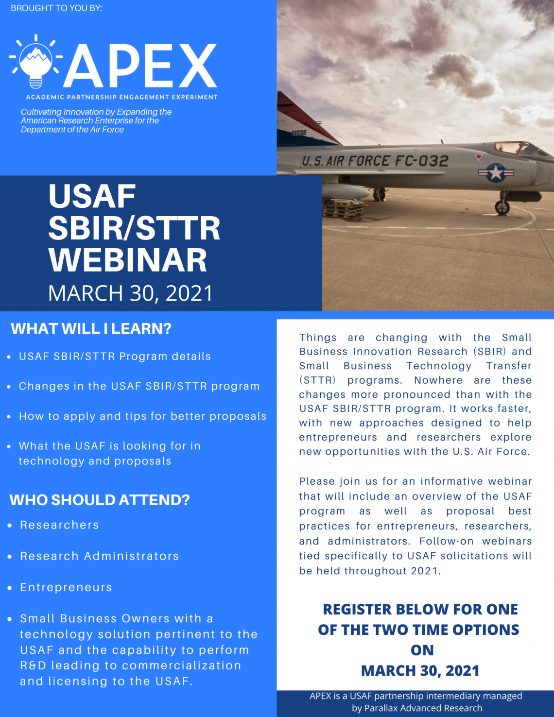 USAF SBIR/STTR webinar