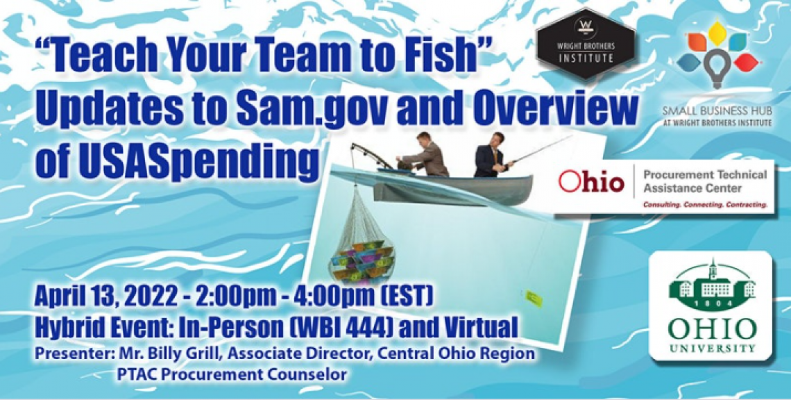 Teach your Team to Fish - Updates to SAM.gov and USASpending - PTAC