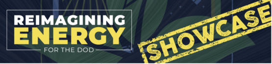 Reimagining Energy for the DoD Showcase event logo