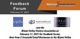 Miami Valley Venture Association Feedback Forum